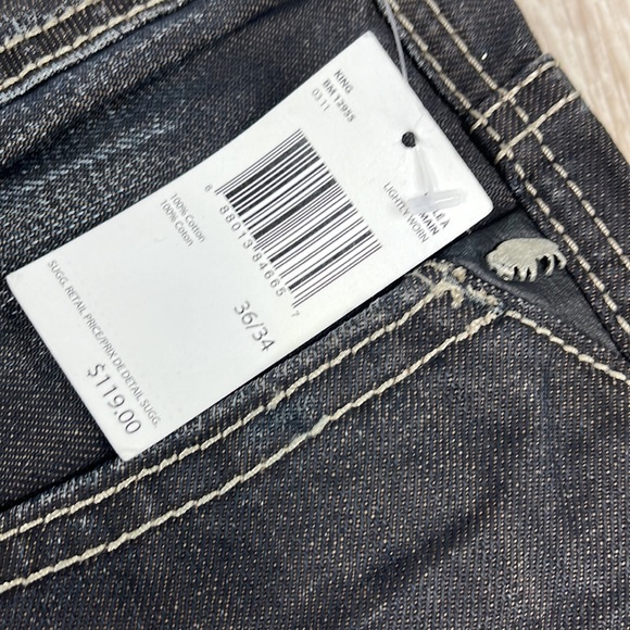David Bitton Buffalo King Slim Boot Jeans 36/34 - Picture 3 of 7